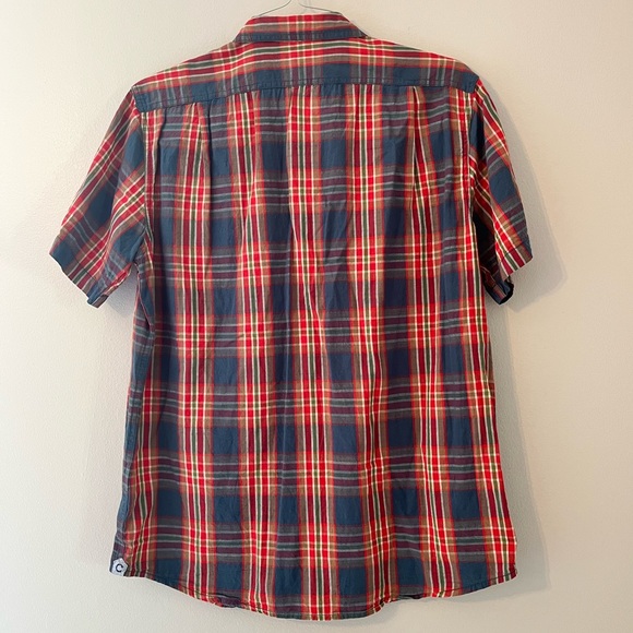💥Cremieux Short Sleeve Button Down Plaid - Picture 2 of 6